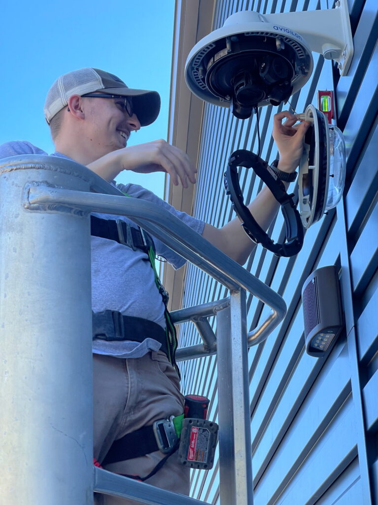 Jake cheerfully acting like he's working. He aint foolin anyone